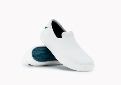 Vessi Boardwalk Unisex Slip On Shoe White